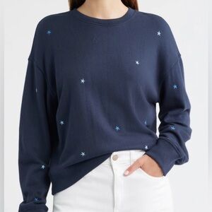Rails Ramona Star Embroidered Crewneck Sweatshirt